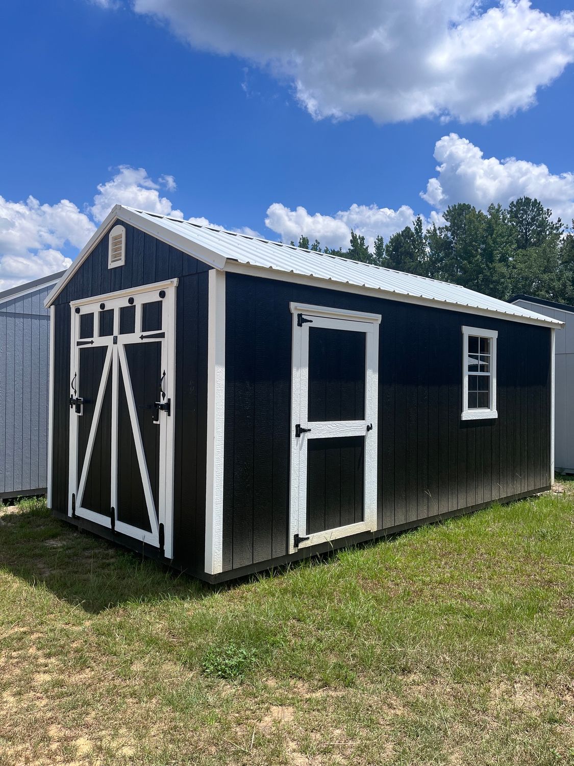 10 x 20 Utility Shed W/ 7FT Rampage Door(CLEARANCE)