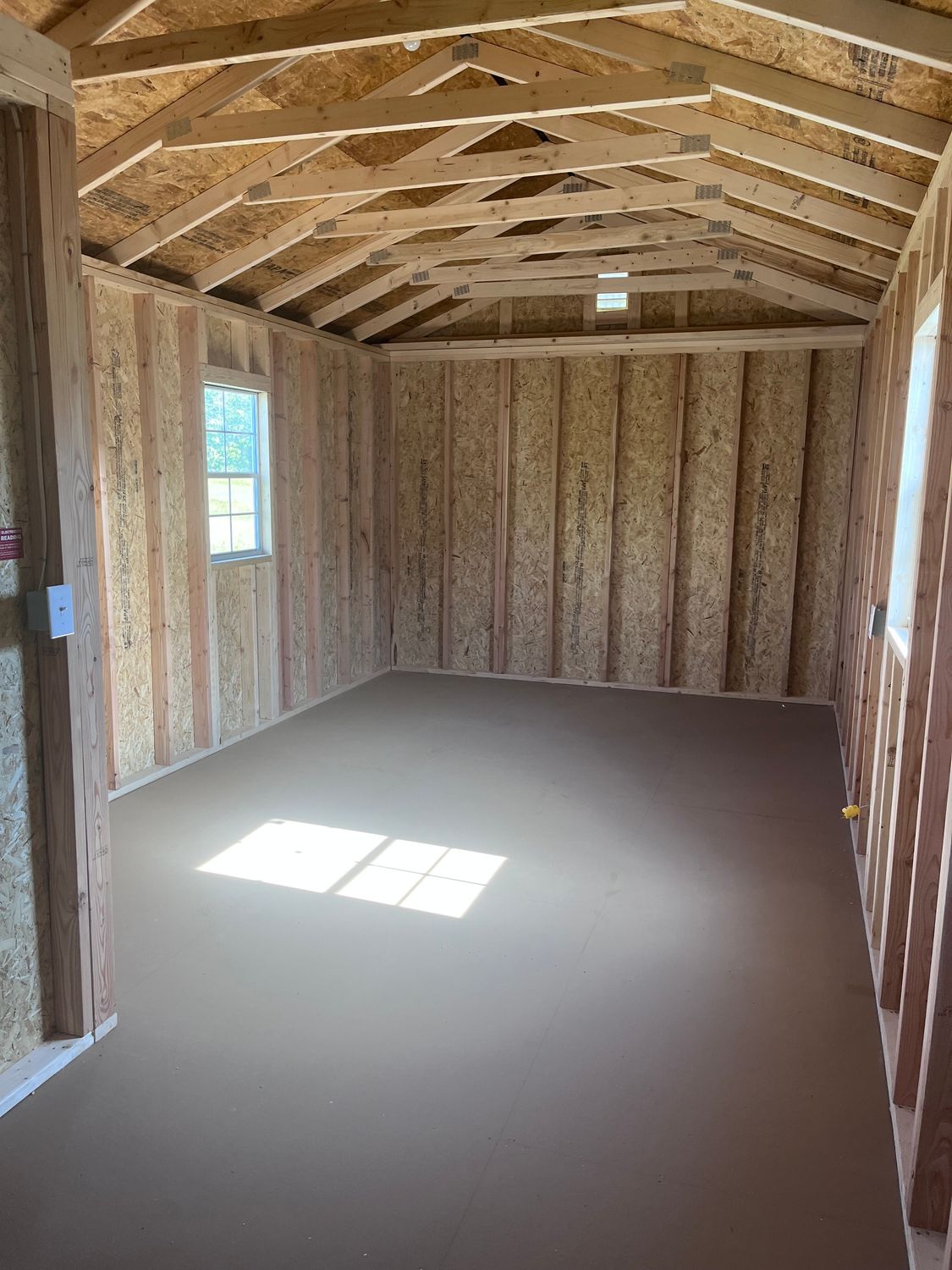 12 x 24 Utility Side Porch Cabin