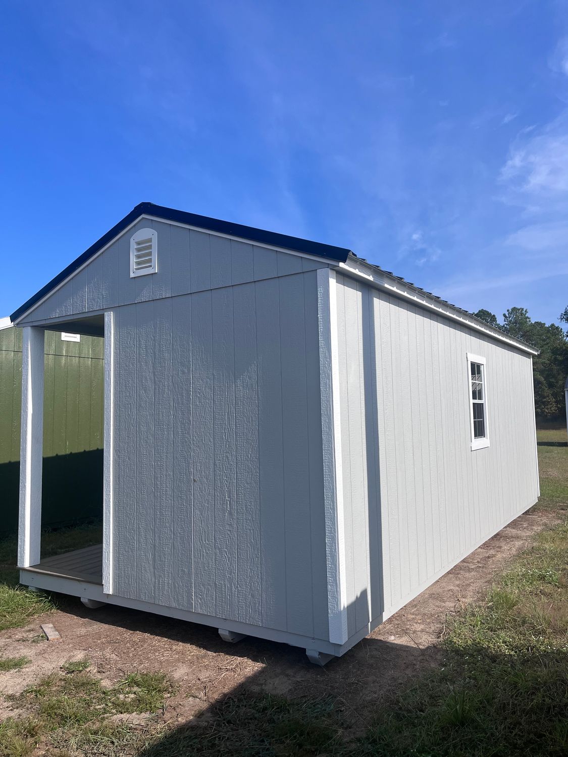 12 x 24 Utility Side Porch Cabin