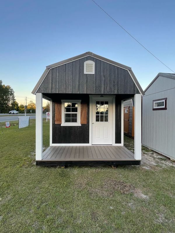 10x24 Lofted Cabin with 6' End Porch 10x24 Lofted Cabin with 6' End Porch