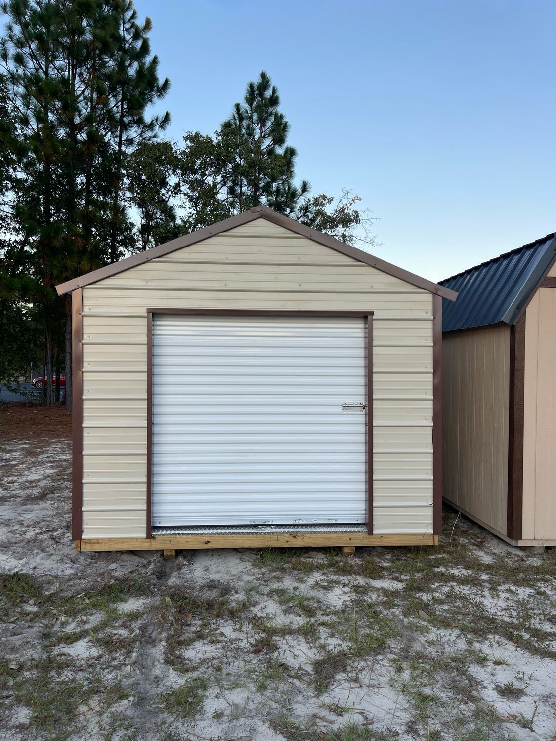 10x20 Metal Side Utility Garage