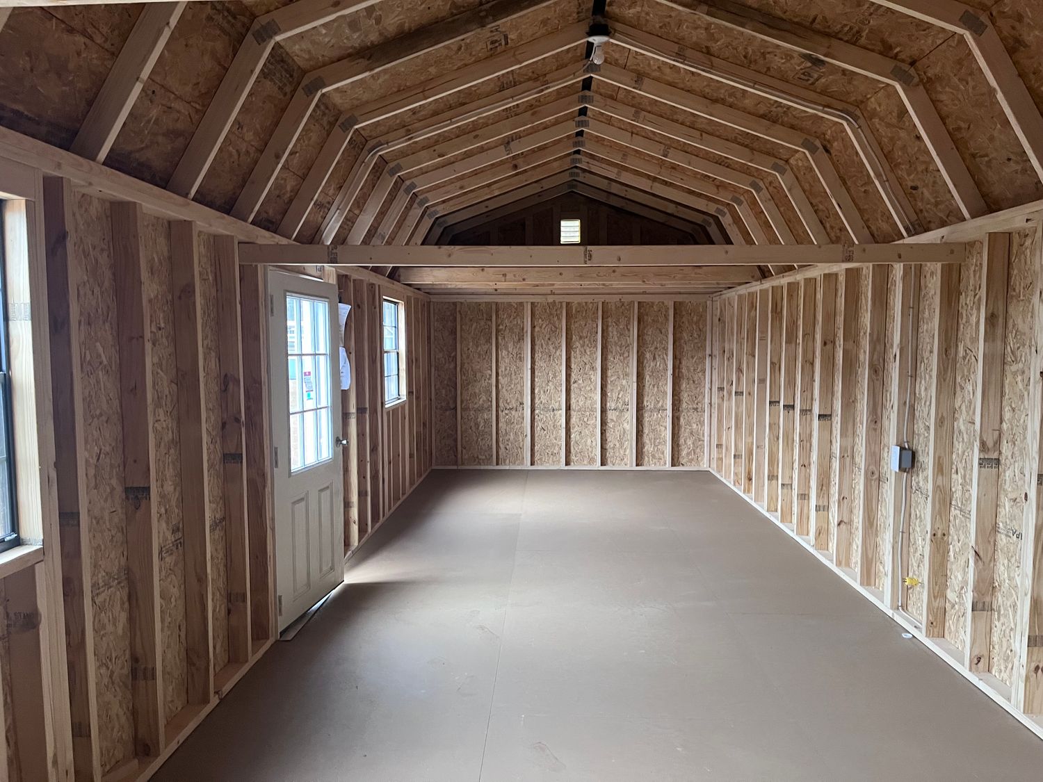 12 x 32 Side Lofted Barn