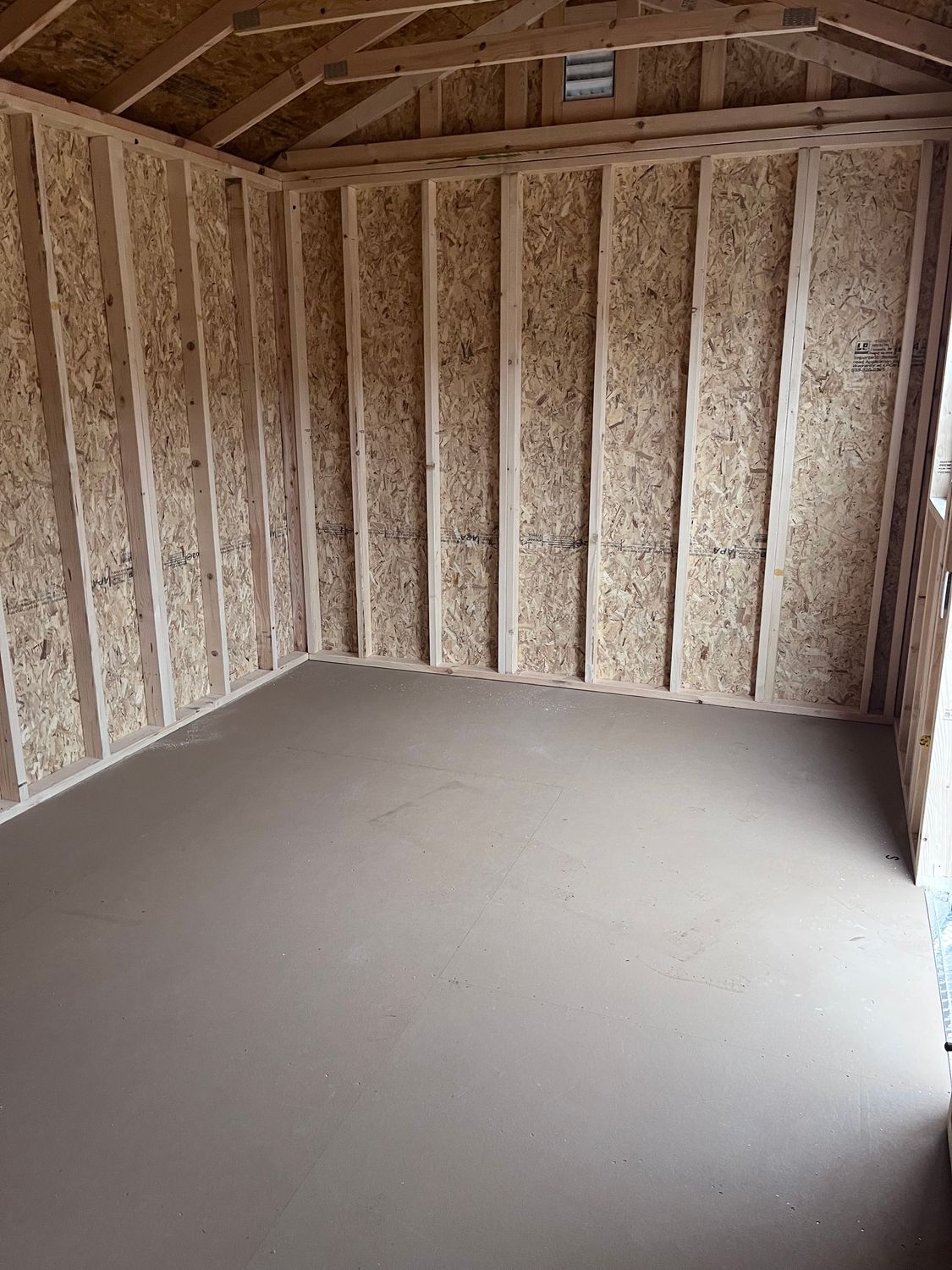 10 x 16 Side Utility Shed