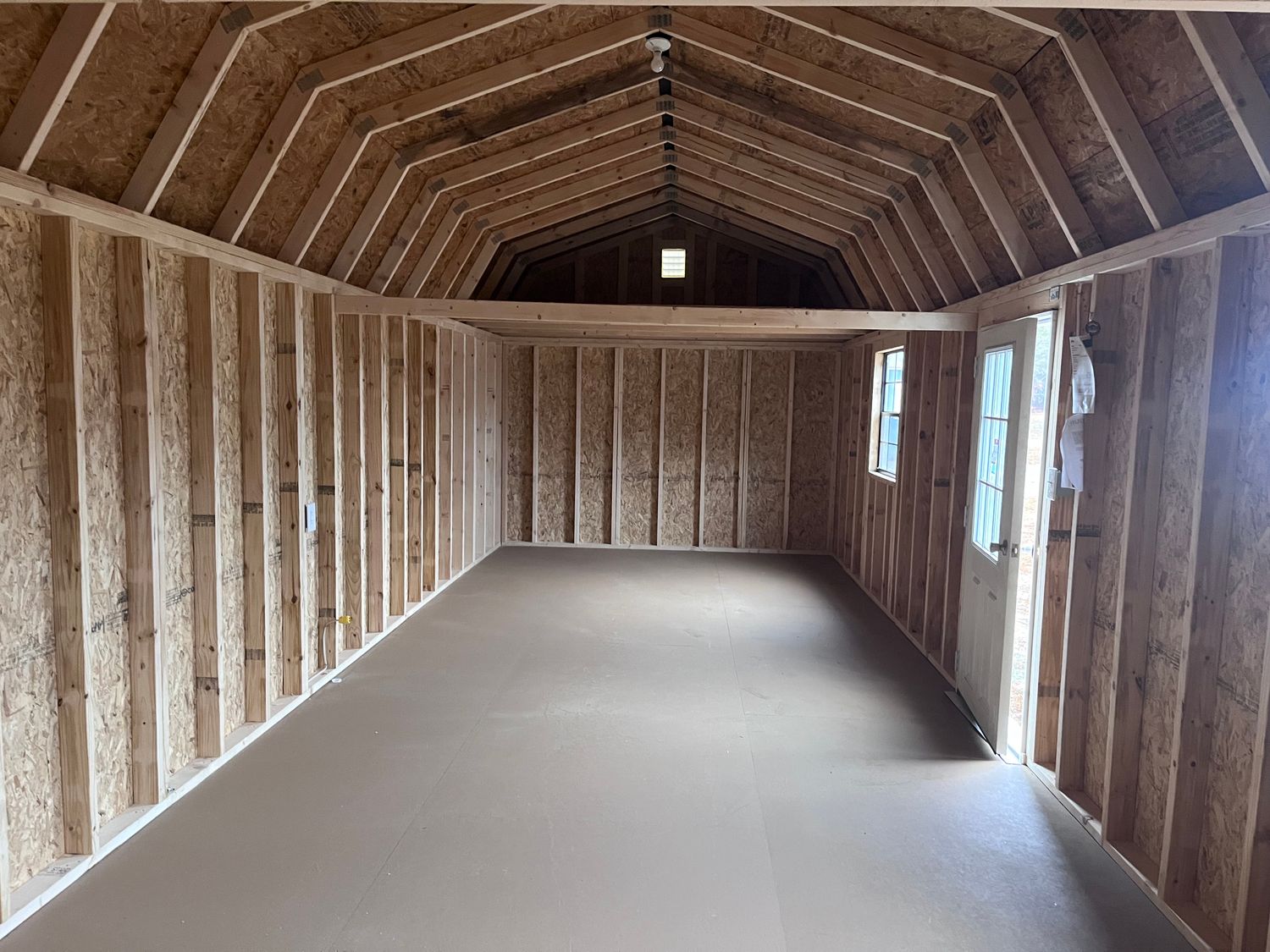 12 x 32 Side Lofted Barn