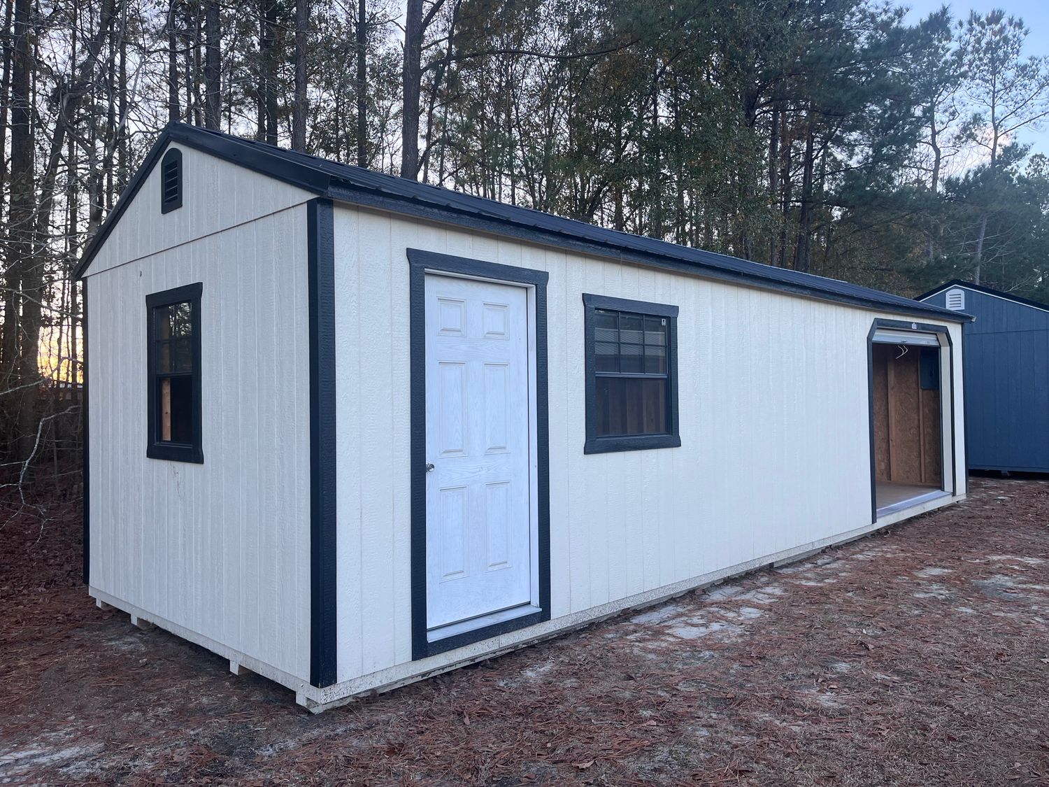12x34 Side Utility Shed W/Garage Door(Repo Special-Lbg Location) 12x34 Side Utility Shed W/Garage Door(Repo Special-Lbg Location)