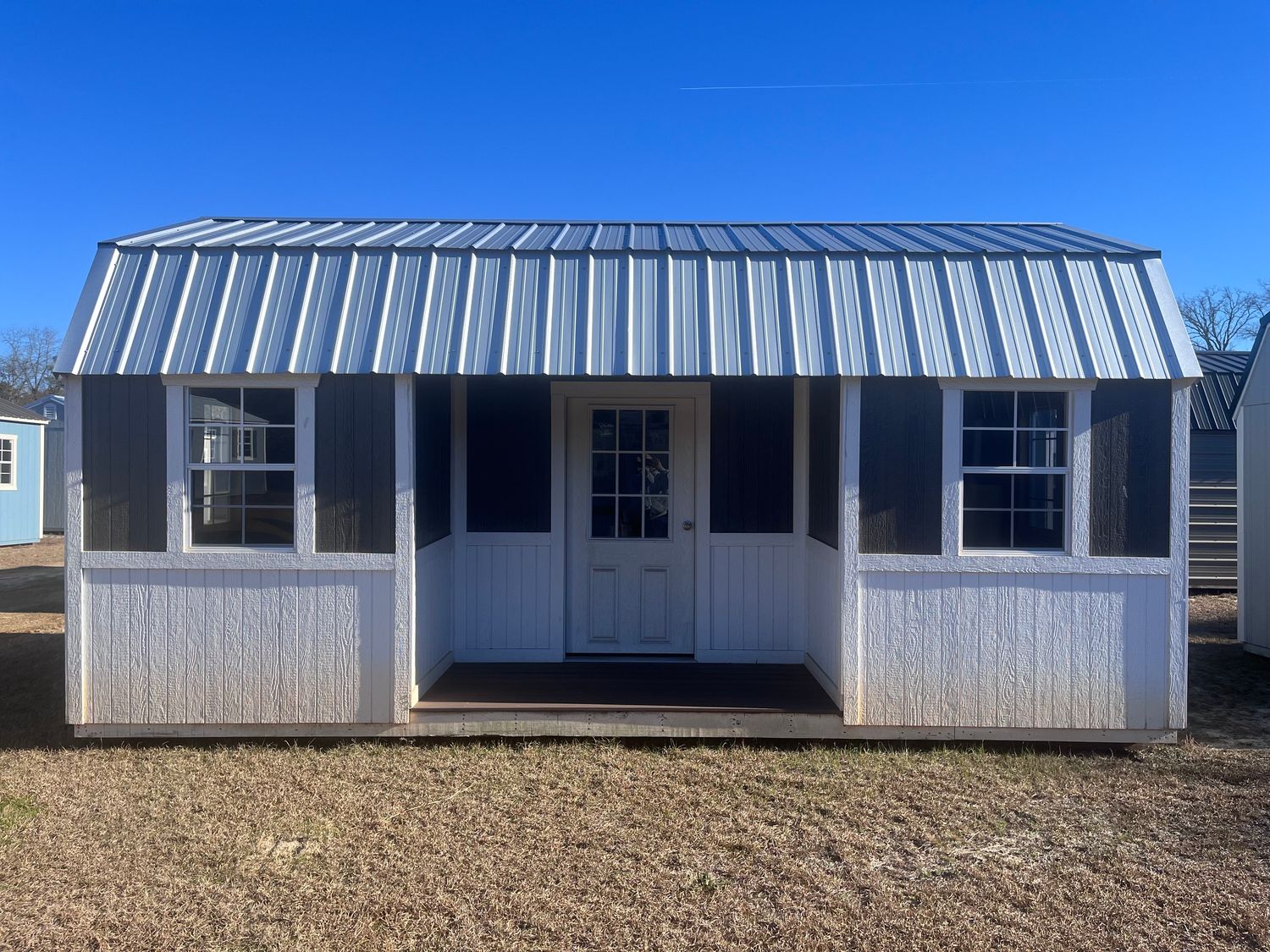 12 x 20 Lofted Center Cabin (Clearance)