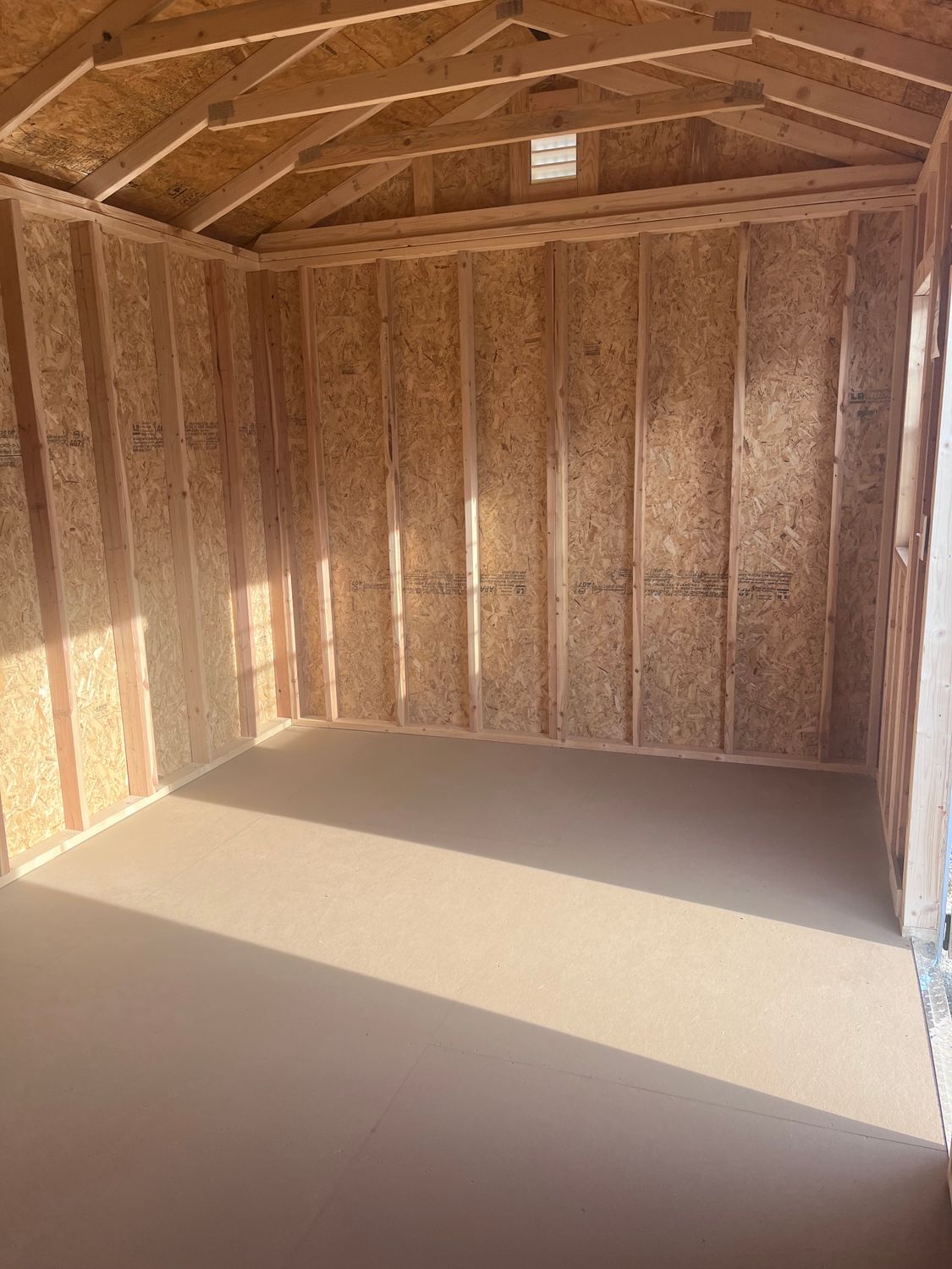 10 x 16 Side Utility Shed