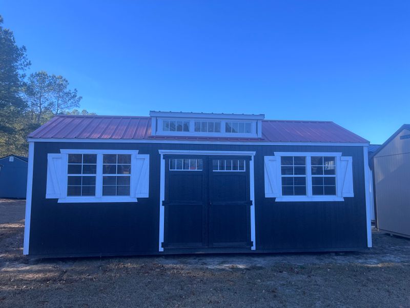 10 x 24 Side Utility W/ Dormer Pkg 10 x 24 Side Utility W/ Dormer Pkg