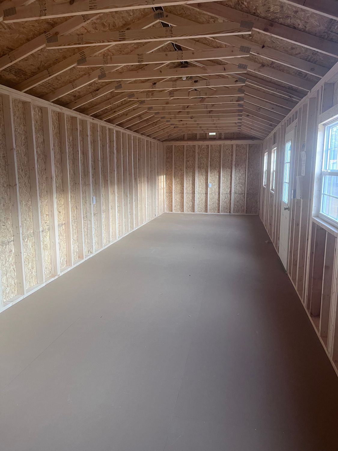 12 x 40 Side Utility Shed