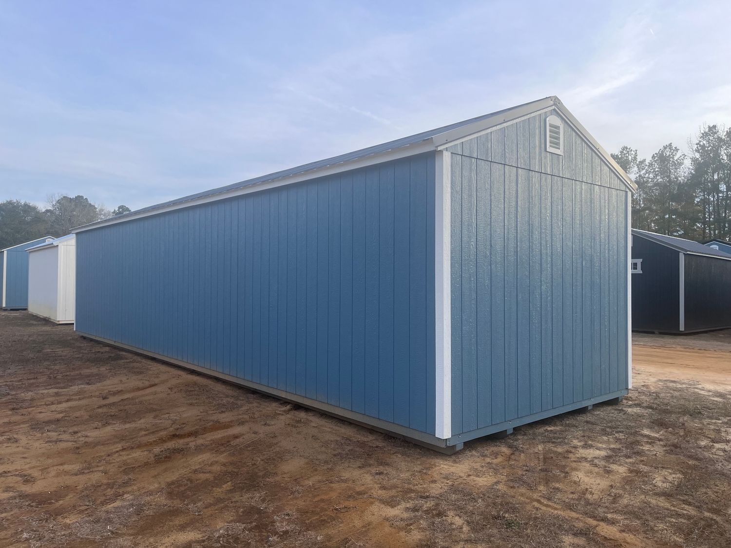 12 x 40 Side Utility Shed