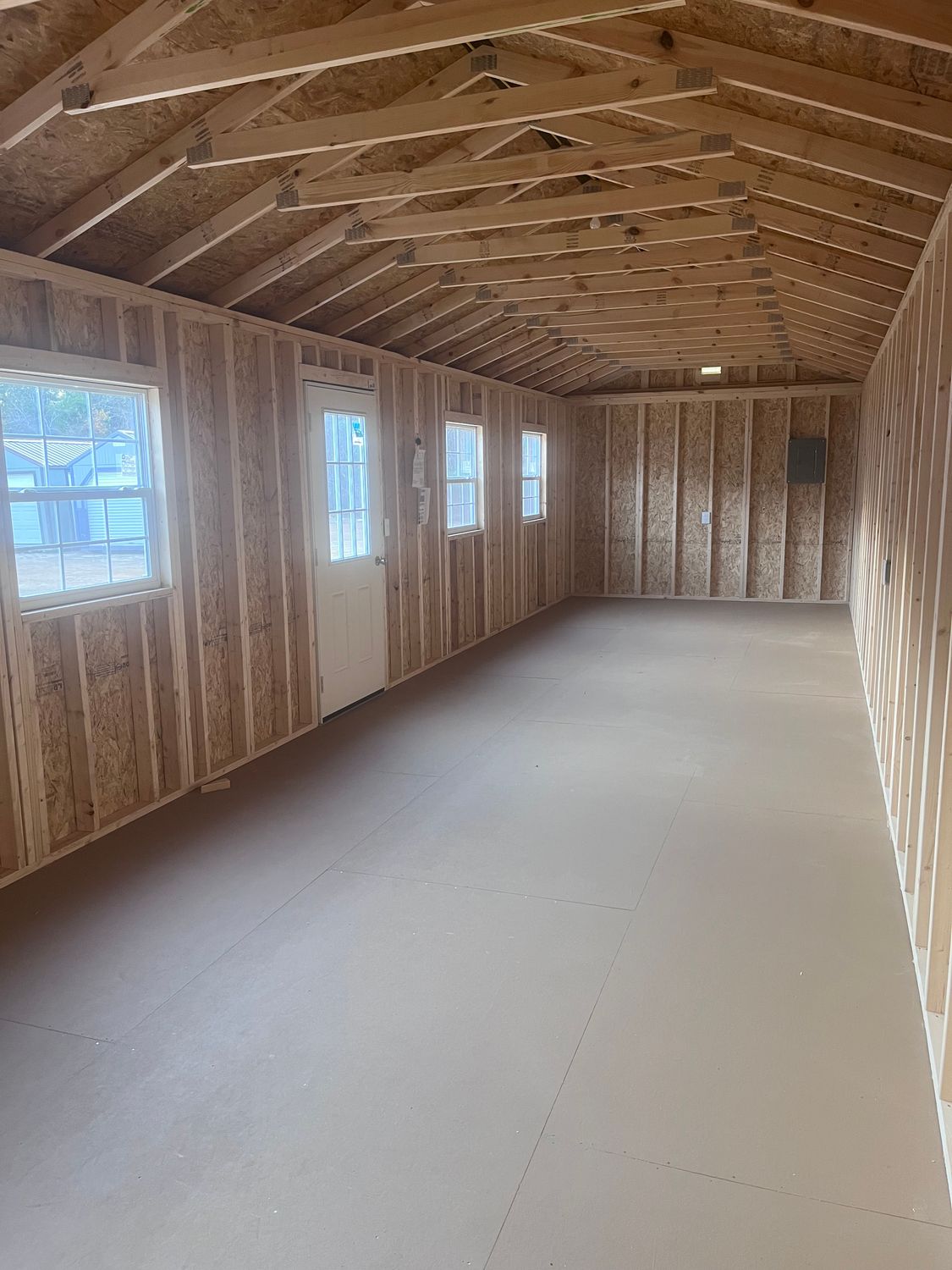 12 x 40 Side Utility Shed