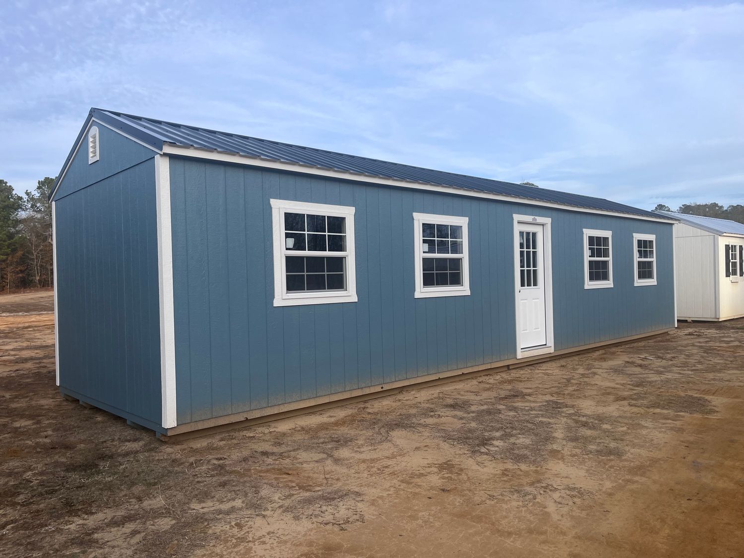 12 x 40 Side Utility Shed