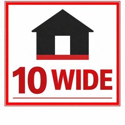 10' WIDE