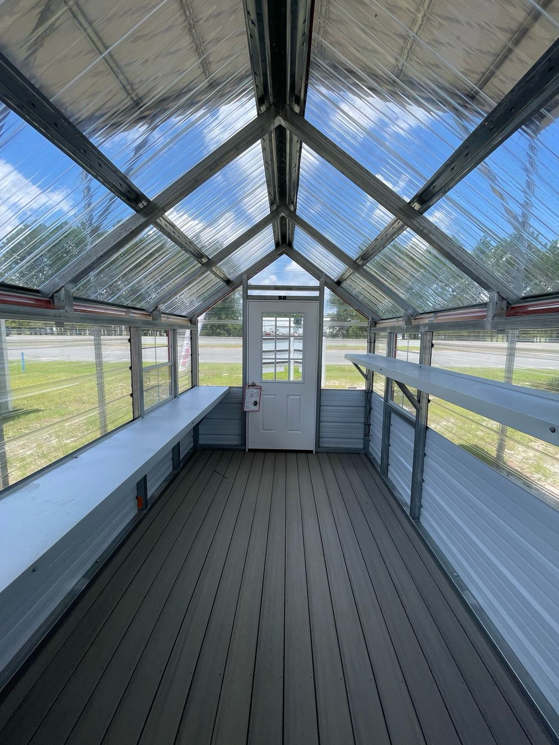 8X16 A Frame High Peak Greenhouse