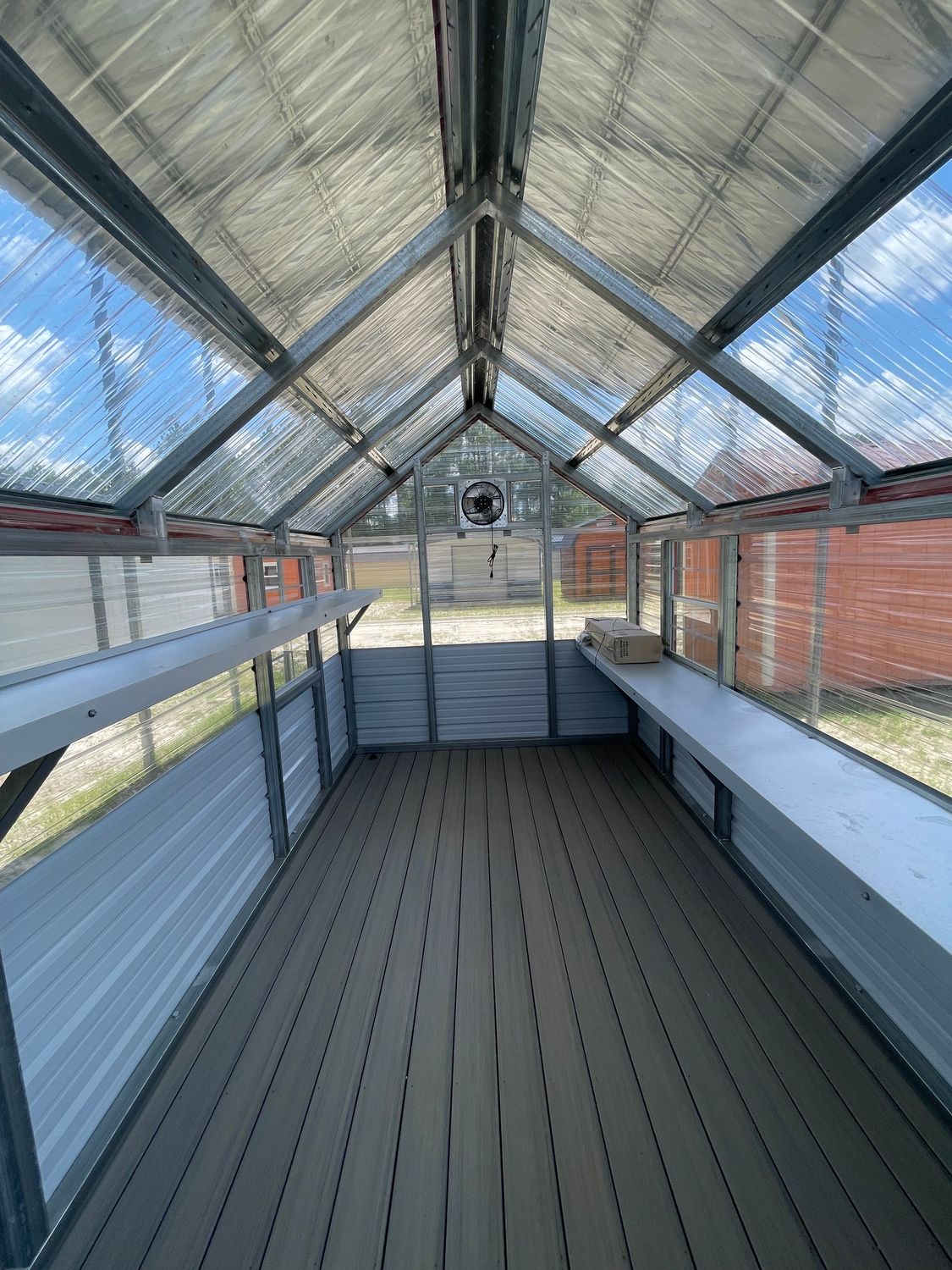 8X16 A Frame High Peak Greenhouse