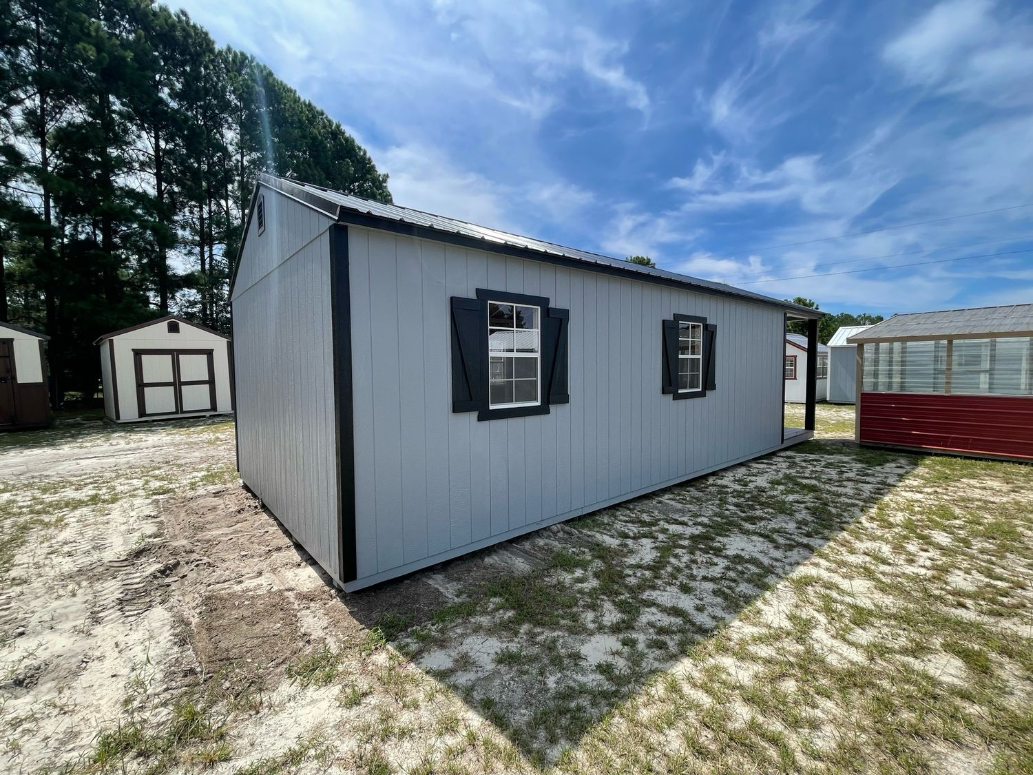 14x32 Deluxe Cabin Shed