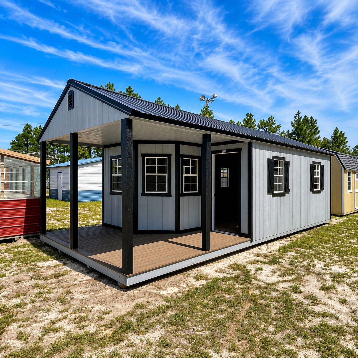 14x32 Deluxe Cabin Shed