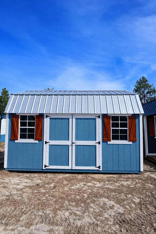 10X16 Side Lofted Barn w/ Double Lofts
