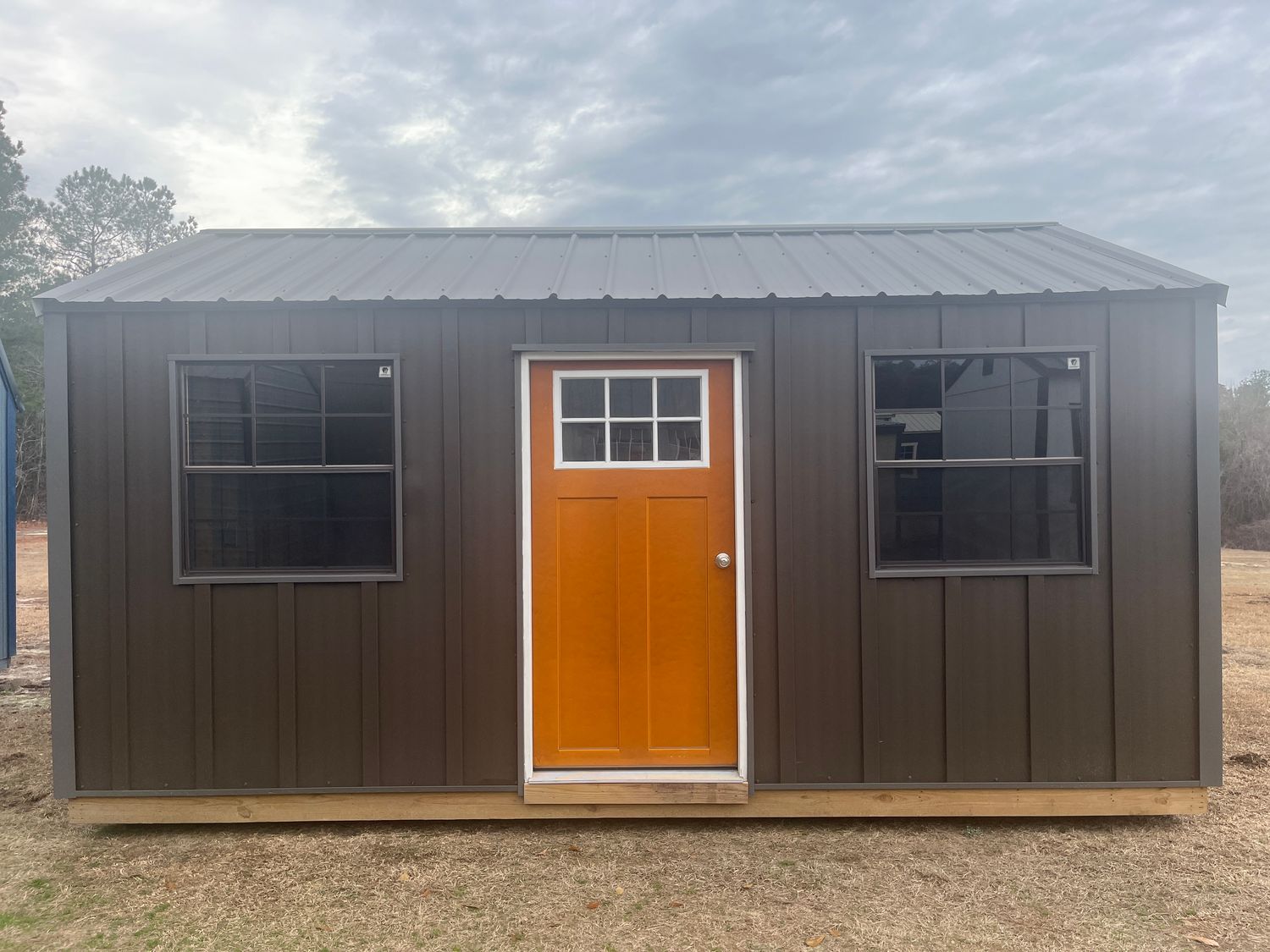 10 x 16 Board and Batten Metal Utility Shed 10 x 16 Board and Batten Metal Utility Shed