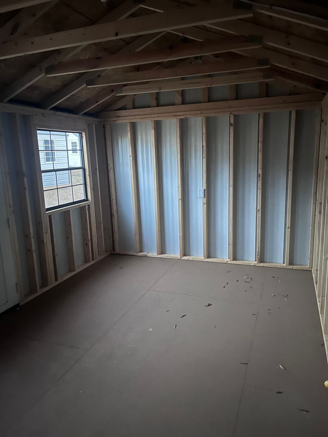 10 x 16 Board and Batten Metal Utility Shed 10 x 16 Board and Batten Metal Utility Shed