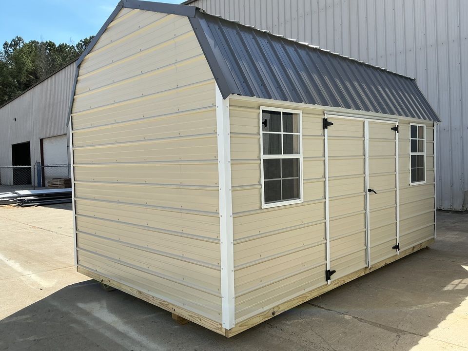 10x16 Metal Side Lofted Barn