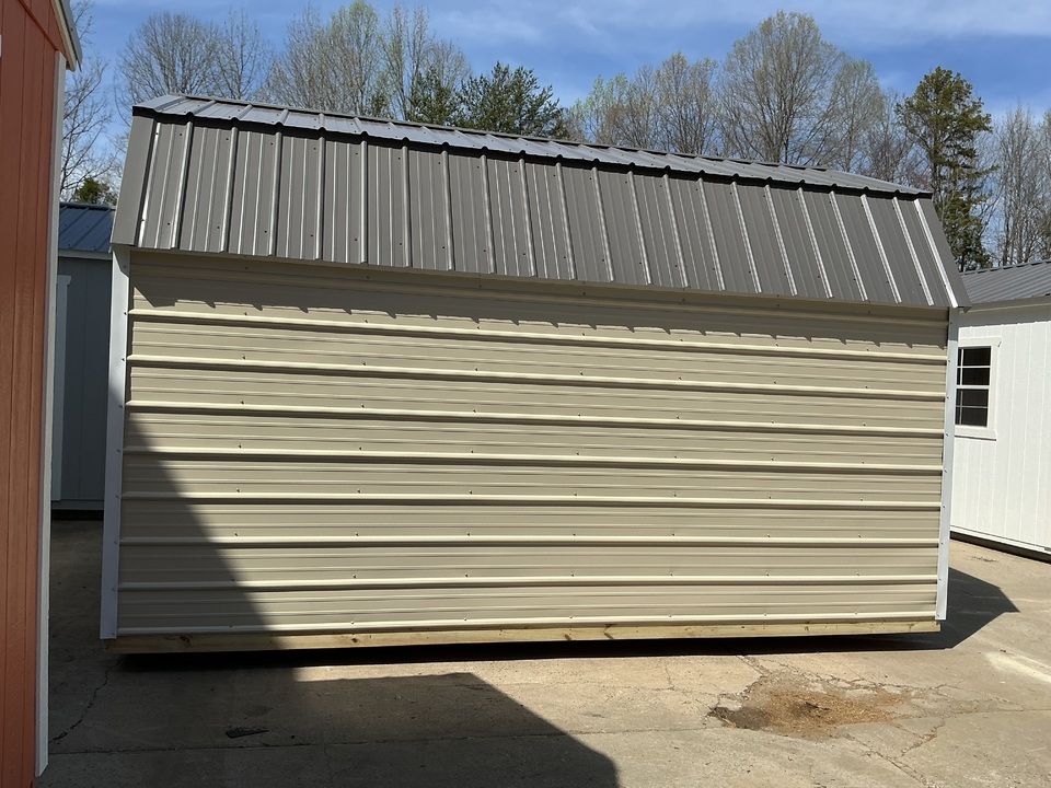 10x16 Metal Side Lofted Barn
