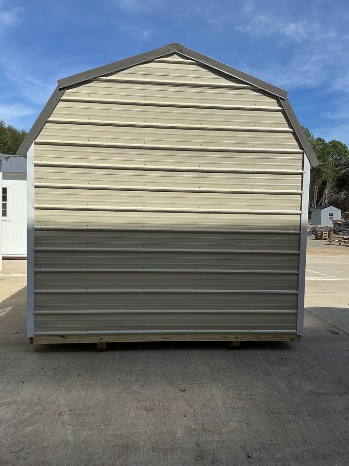 10x16 Metal Side Lofted Barn