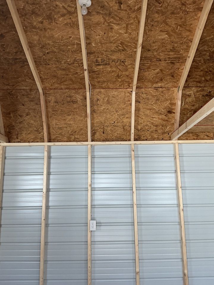 10x16 Metal Side Lofted Barn