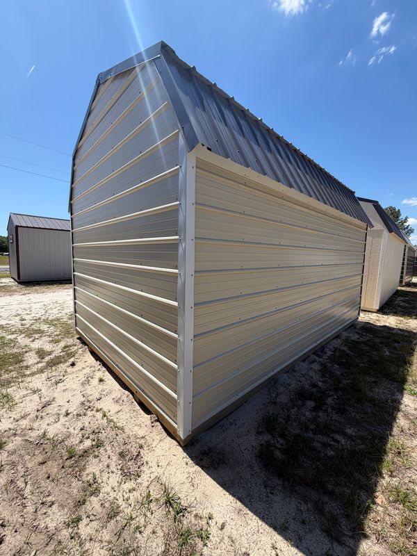 10x16 Metal Side Lofted Barn
