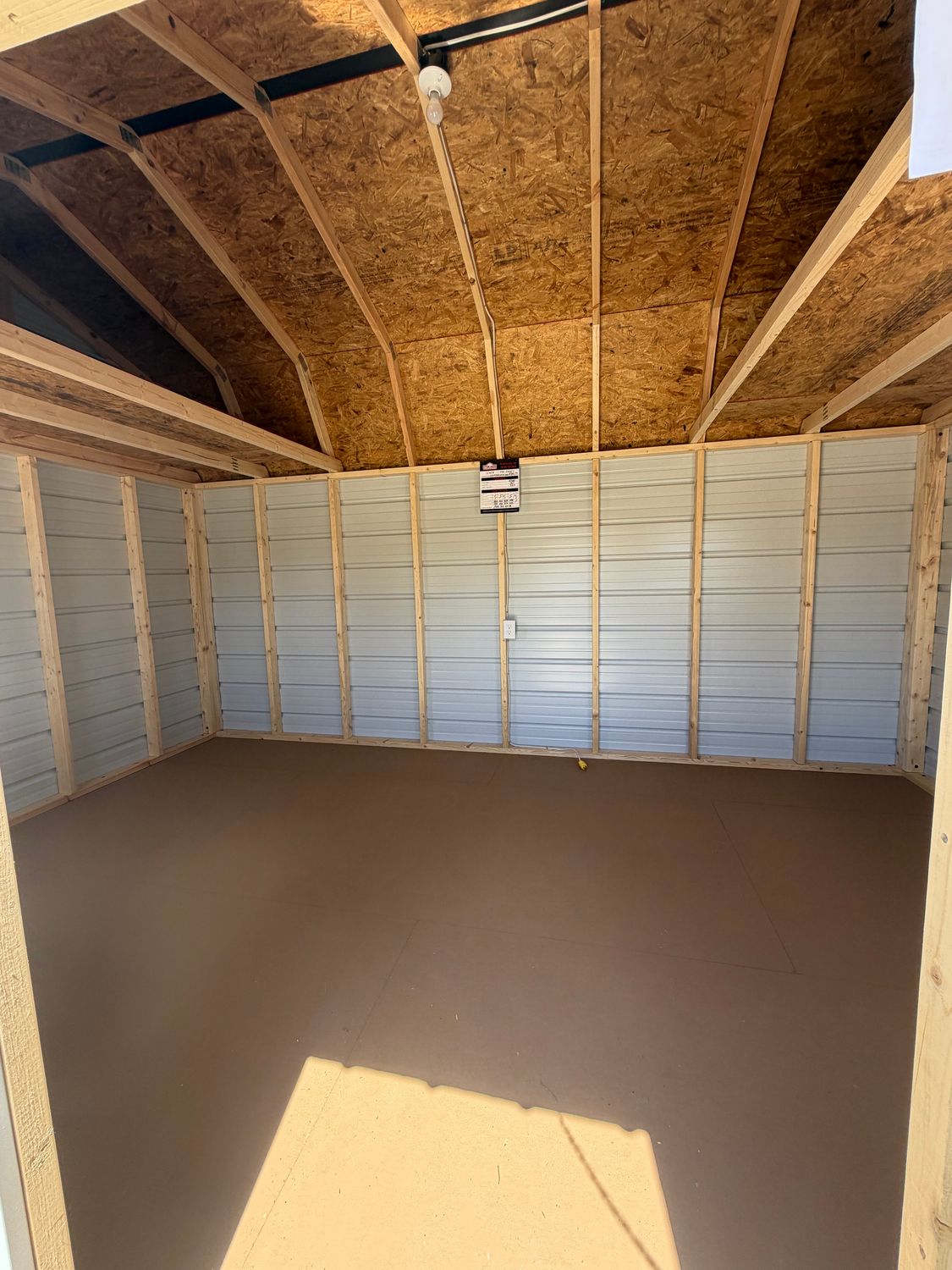 10x16 Metal Side Lofted Barn