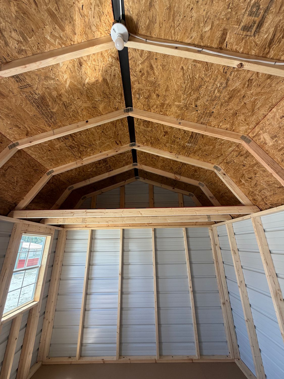 10x16 Metal Side Lofted Barn