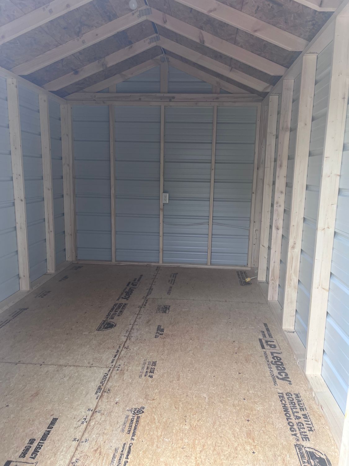 08 x 12 Metal Utility Shed *