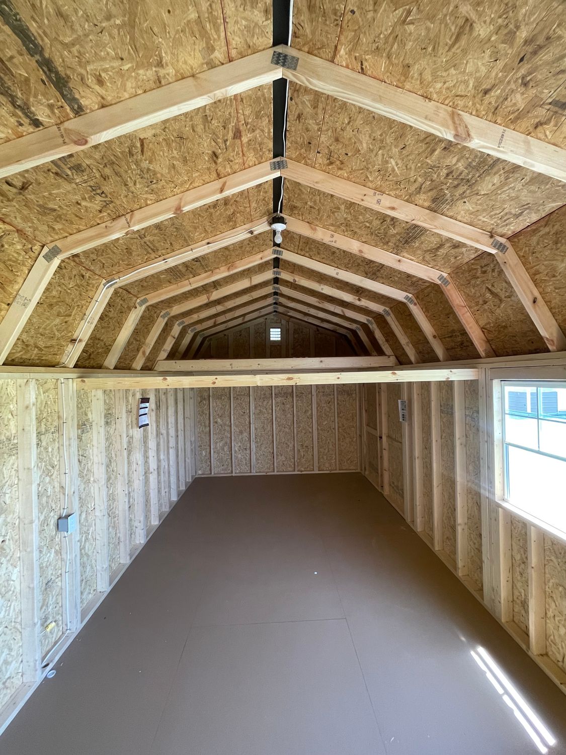 Side Lofted Barn 12x24