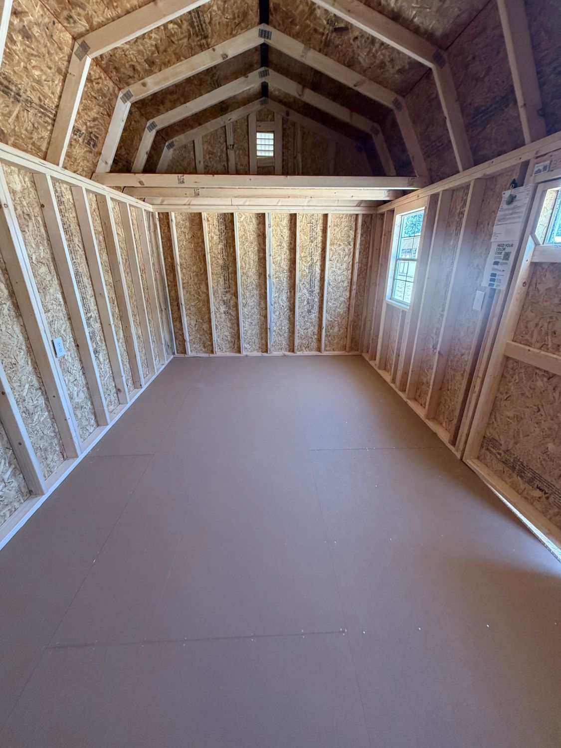 10x16 Side Lofted Barn