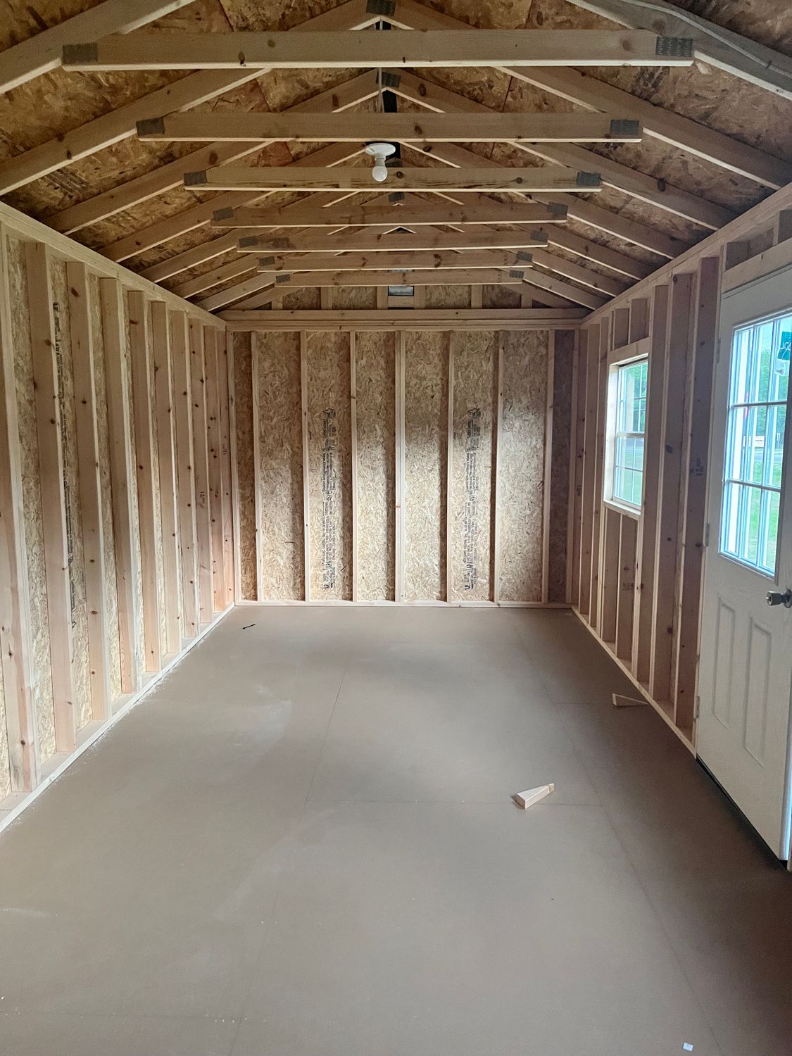 10 x 24 Side Utility Shed