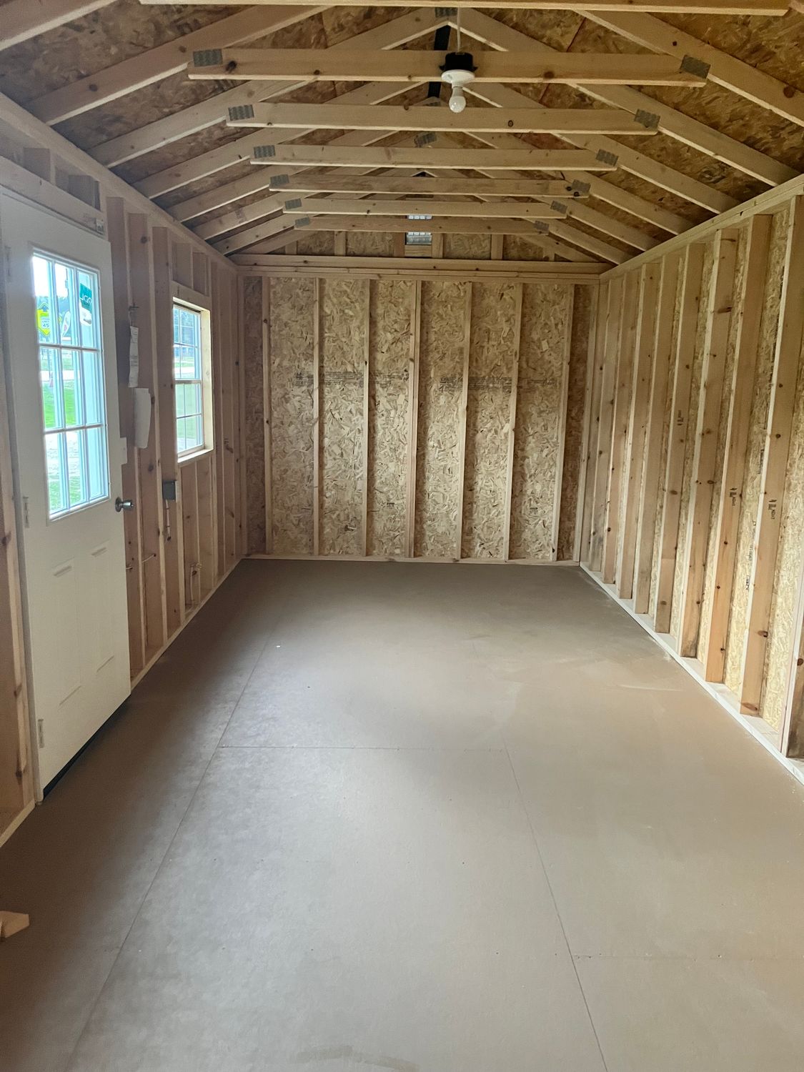 10 x 24 Side Utility Shed