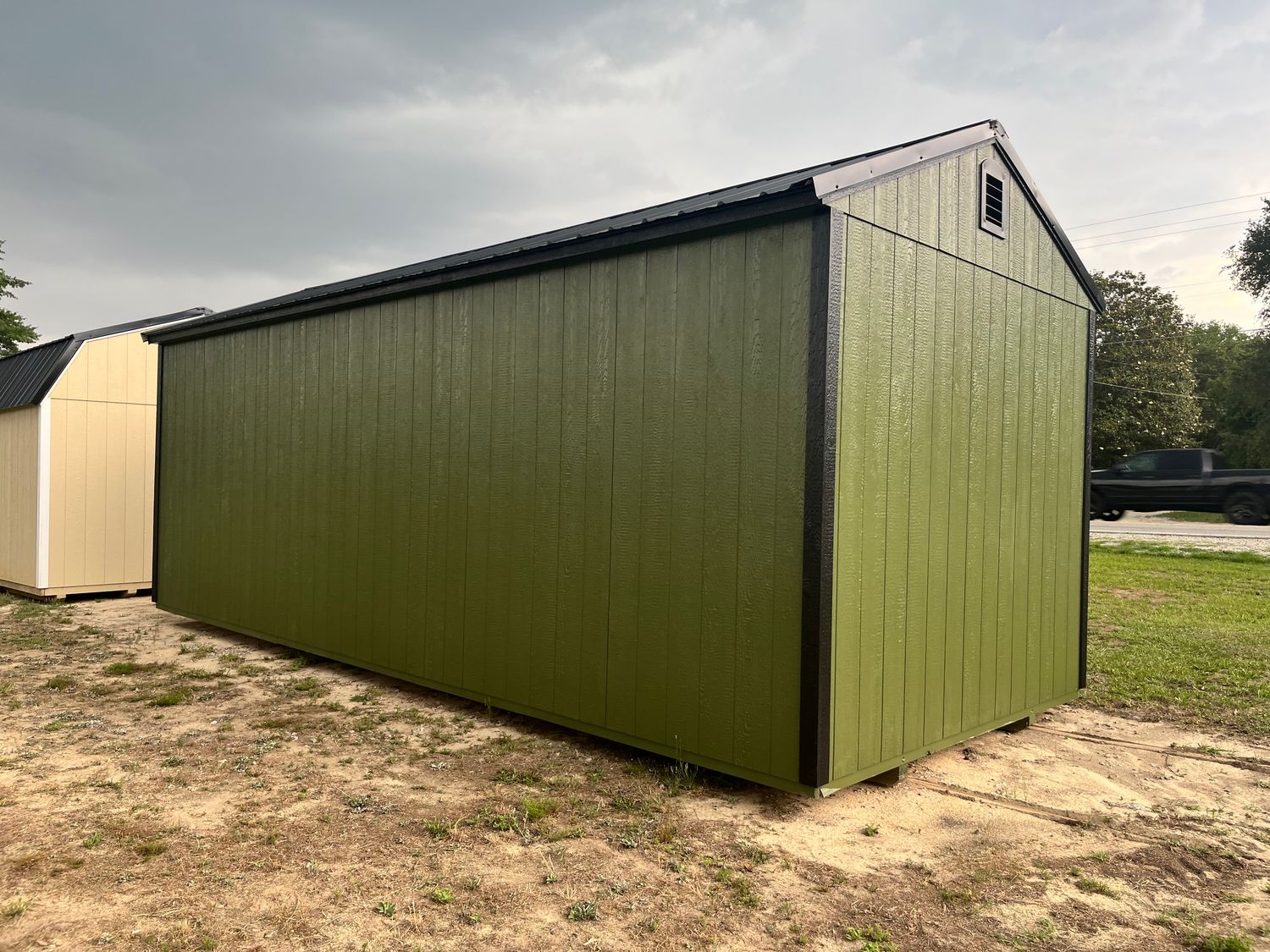 10 x 24 Side Utility Shed