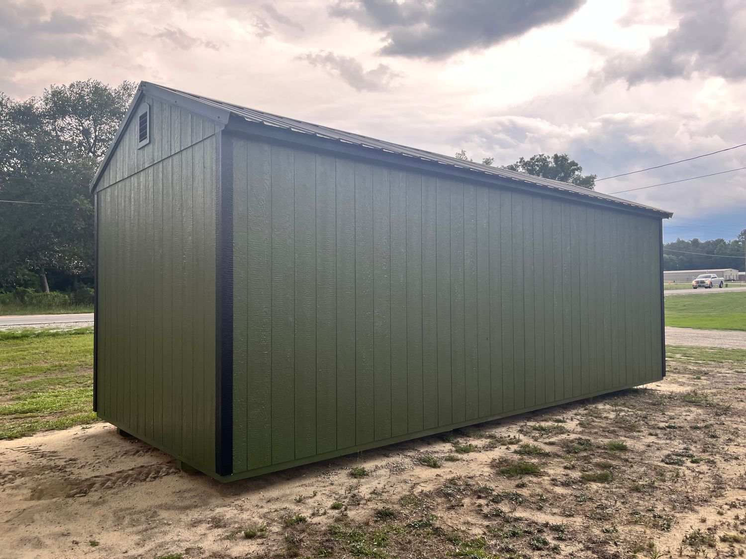 10 x 24 Side Utility Shed