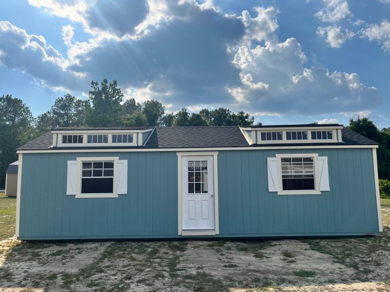 14x32 Side Utility Shed W/Dormers (REPO Special-Lbg Location) 14x32 Side Utility Shed W/Dormers (REPO Special-Lbg Location)
