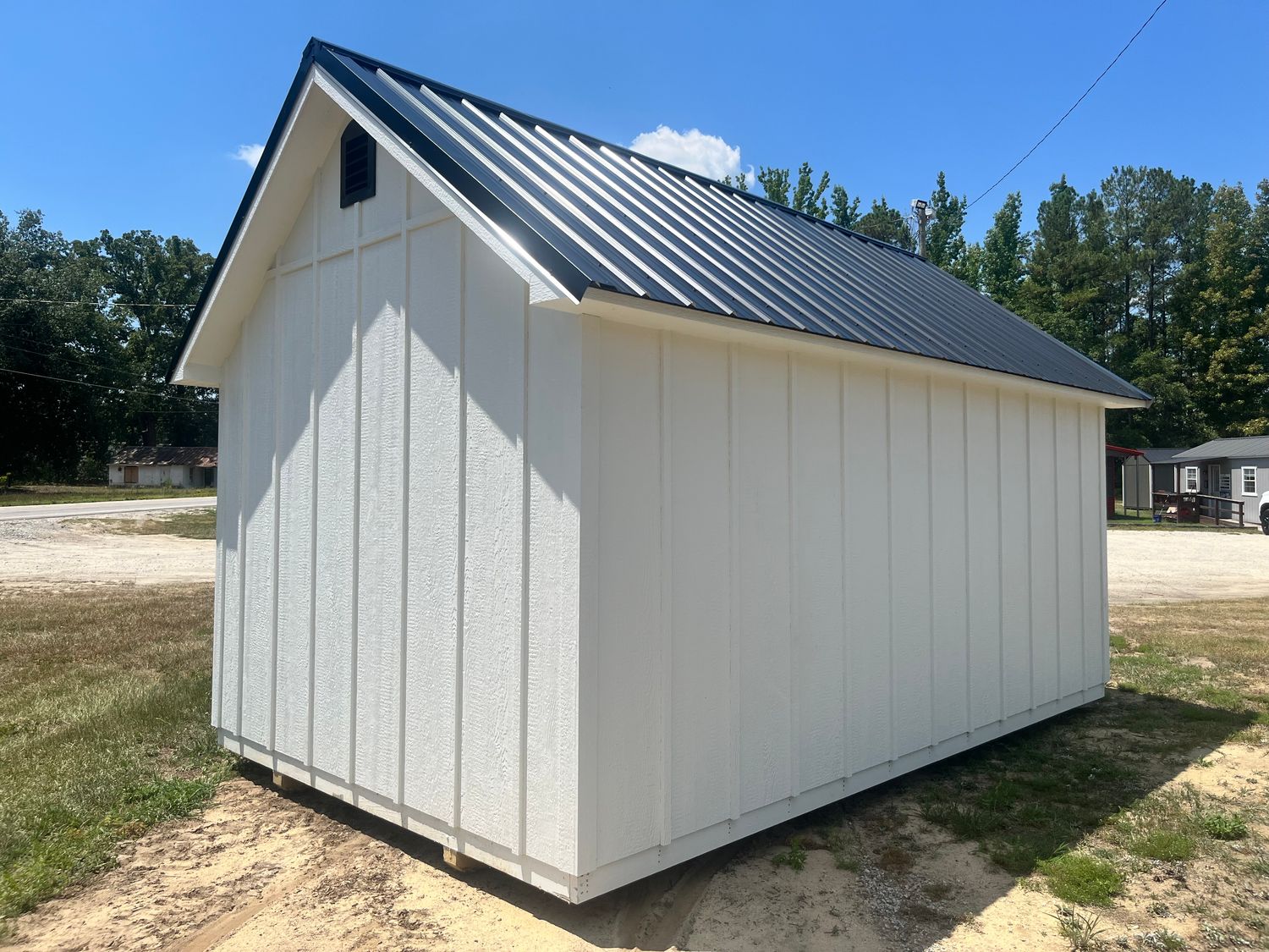 10 x 16 Side Cottage W/Board & Batten Siding 10 x 16 Side Cottage W/Board & Batten Siding