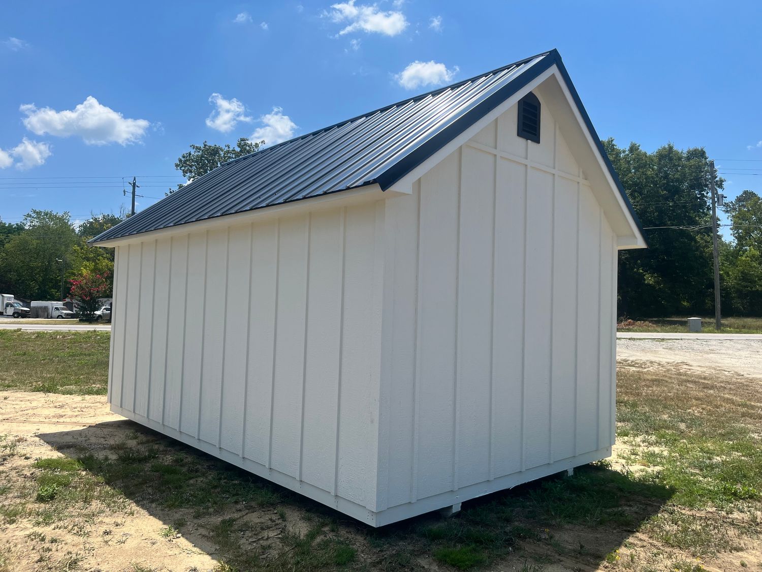 10 x 16 Side Cottage W/Board & Batten Siding 10 x 16 Side Cottage W/Board & Batten Siding