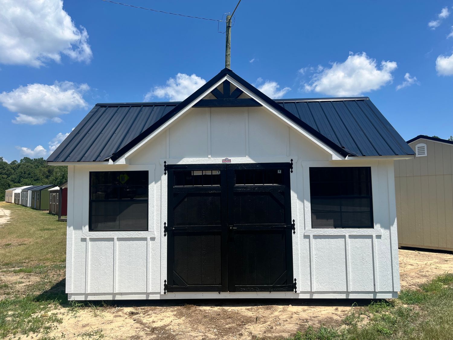 10 x 16 Side Cottage W/Board & Batten Siding 10 x 16 Side Cottage W/Board & Batten Siding