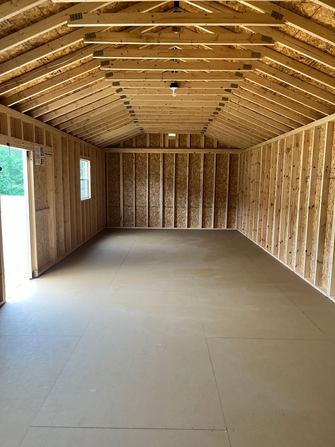 14 x 36 Side Utility Shed