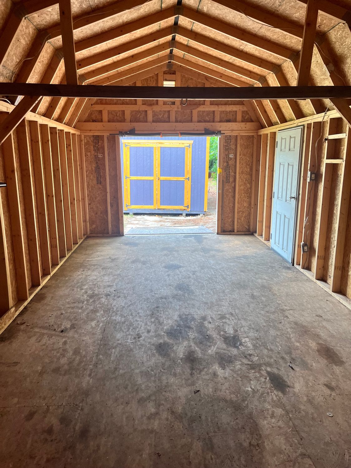 12 x 24 Lofted Barn W/Rampage Door (Repo Special Lbg-Location) 12 x 24 Lofted Barn W/Rampage Door (Repo Special Lbg-Location)