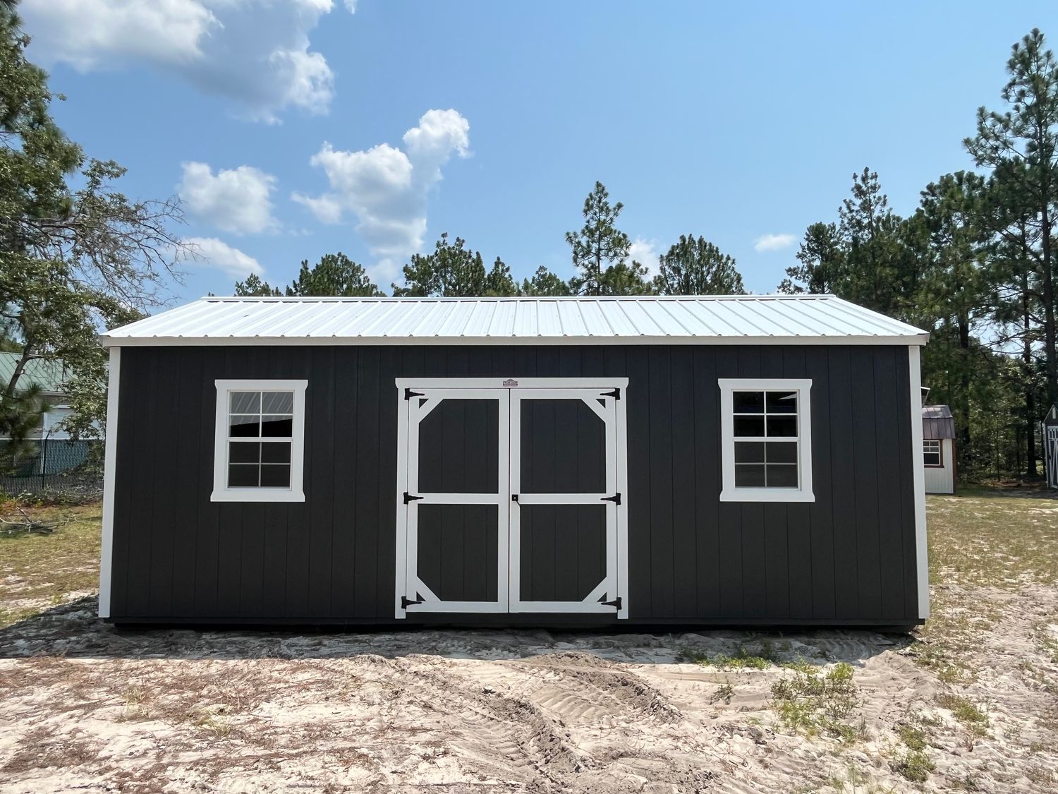 12X24 Side Utility with Rampage Door 12X24 Side Utility with Rampage Door