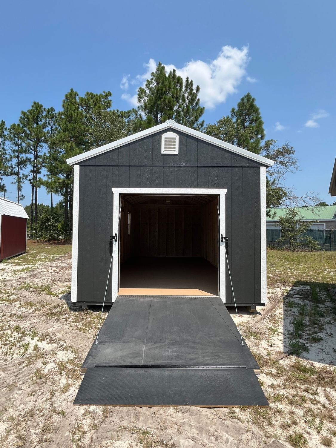 12X24 Side Utility with Rampage Door 12X24 Side Utility with Rampage Door