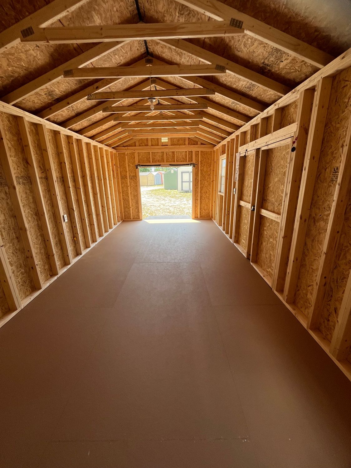 12X24 Side Utility with Rampage Door 12X24 Side Utility with Rampage Door