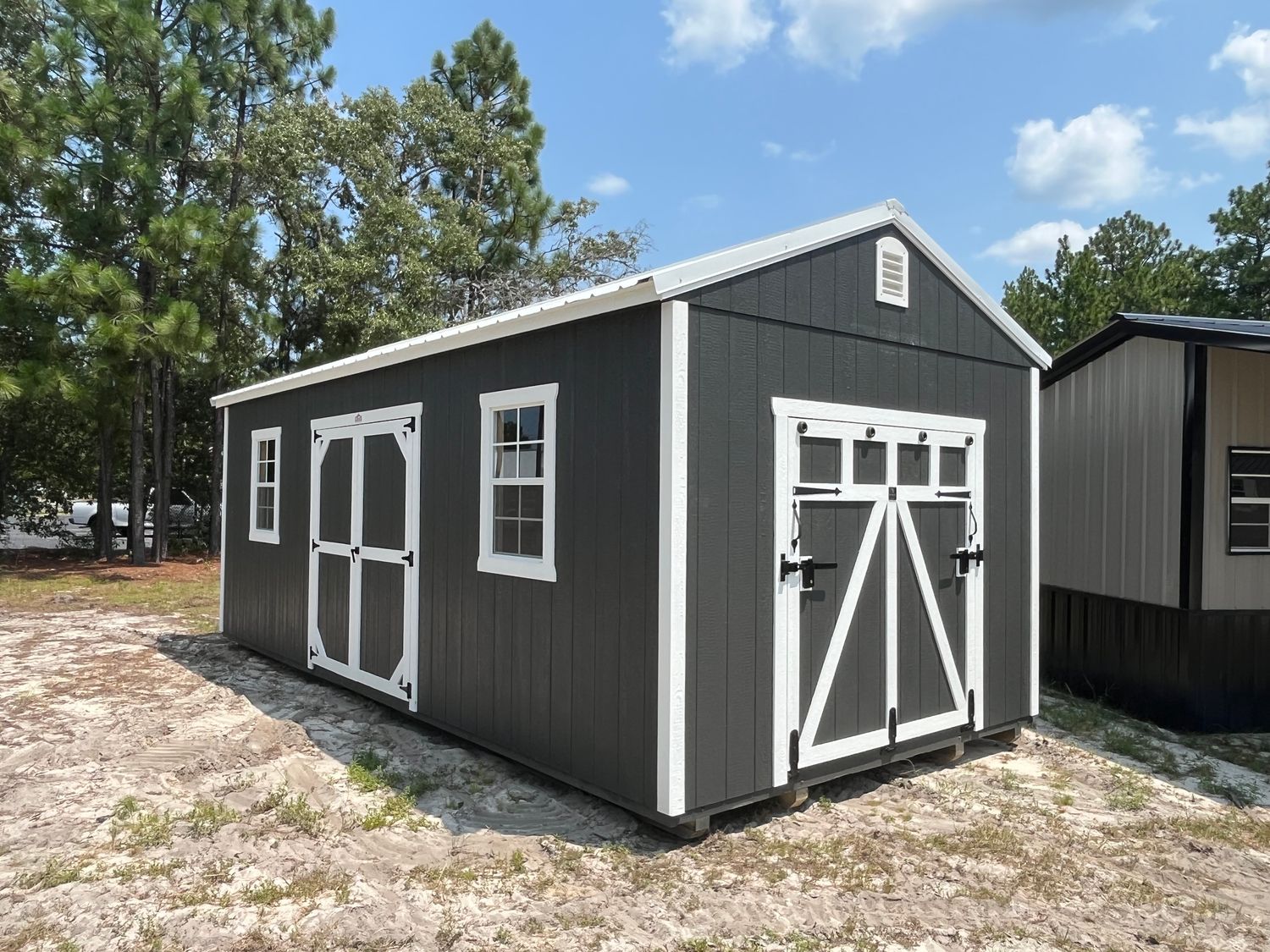 12X24 Side Utility with Rampage Door 12X24 Side Utility with Rampage Door