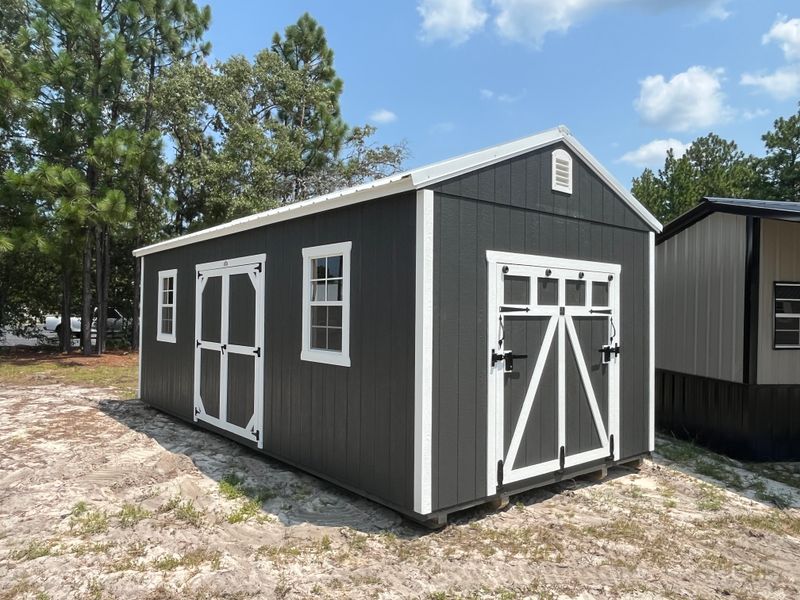 12X24 Side Utility with Rampage Door