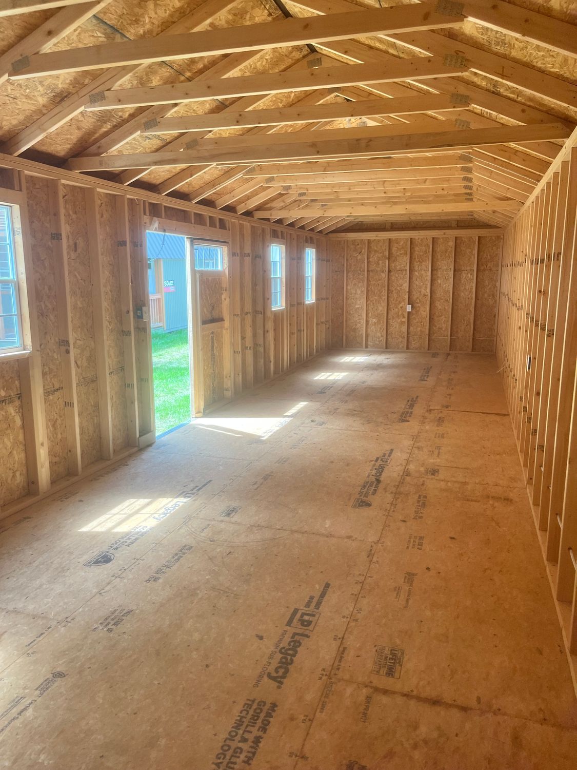 12 x 40 Side Utility Shed (Repo Special-Lbg Location)